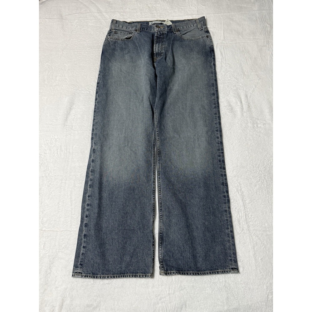 GAP Relaxed Boot Jeans Mens 35x31‎ Bootcut Rodeo Western Cowboy Medium Wash